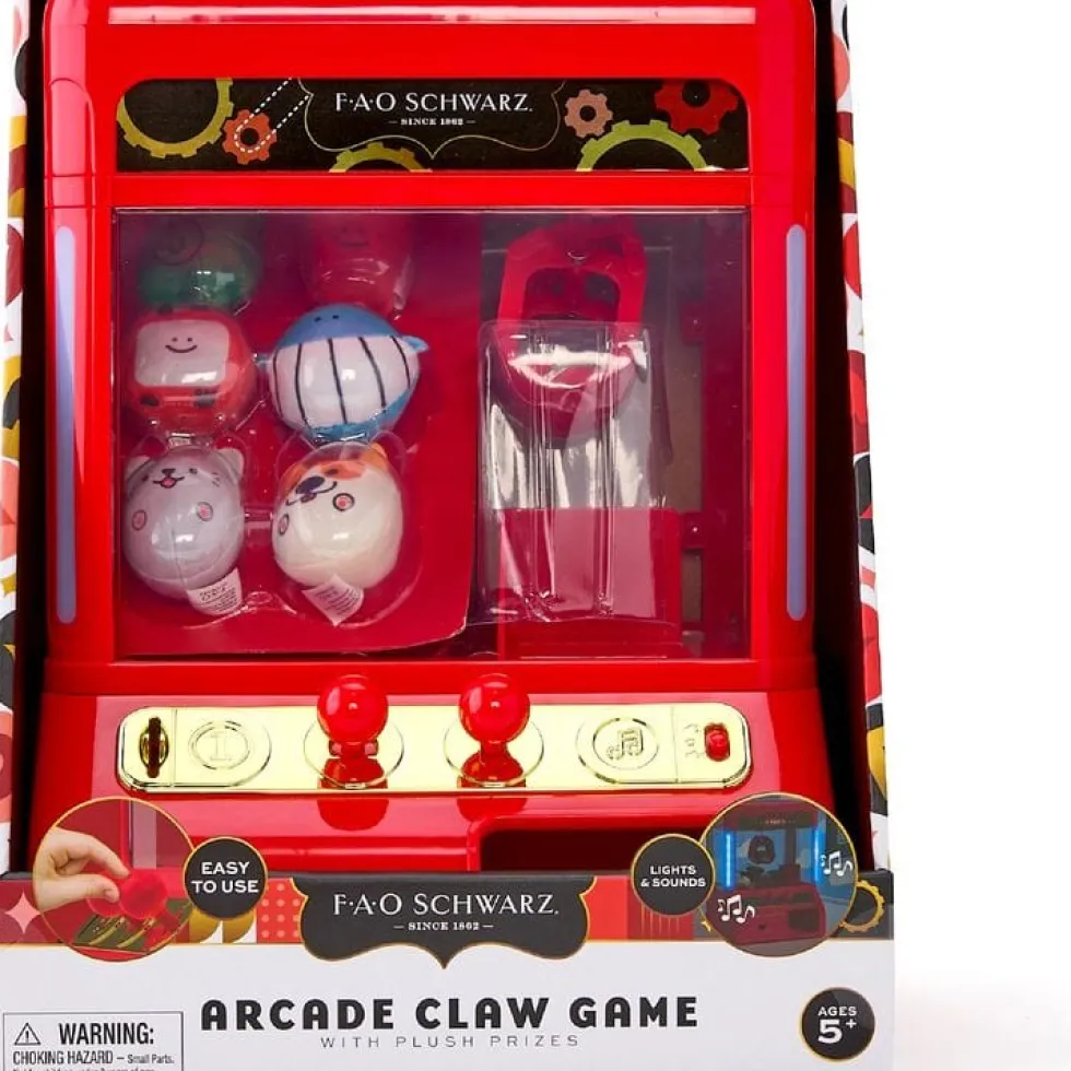 Arcade Claw Game with Plush Prizes