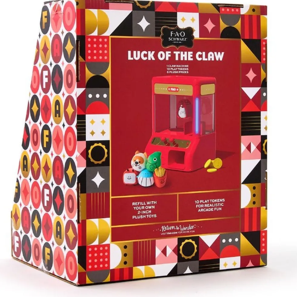 Arcade Claw Game with Plush Prizes