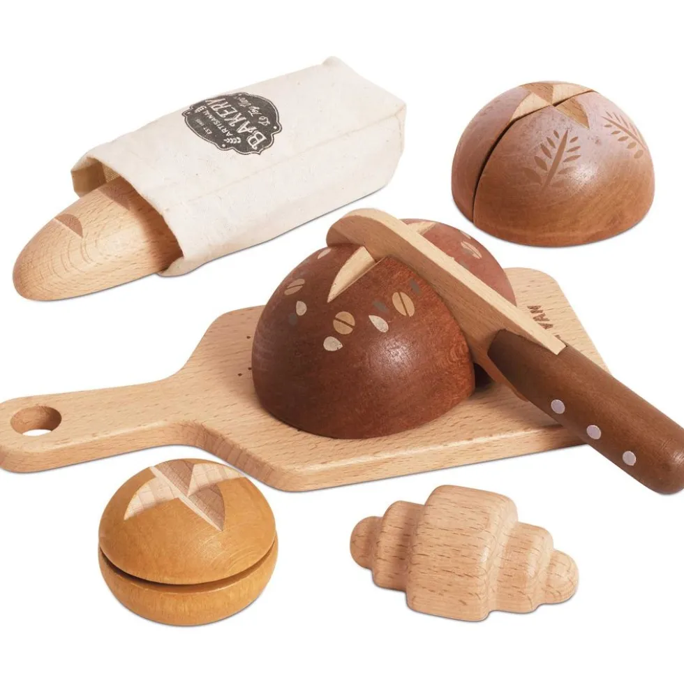 Artisan Bread and Knife Pretend Play Set