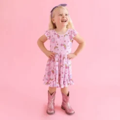 Barbie Star Power - Cap Sleeve Ruffled Twirl Dress