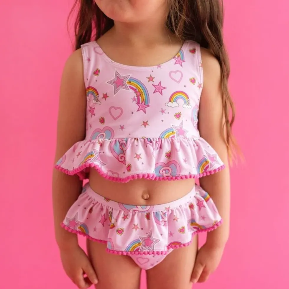 Barbie Star Power - Ruffled Two Piece Tankini Set