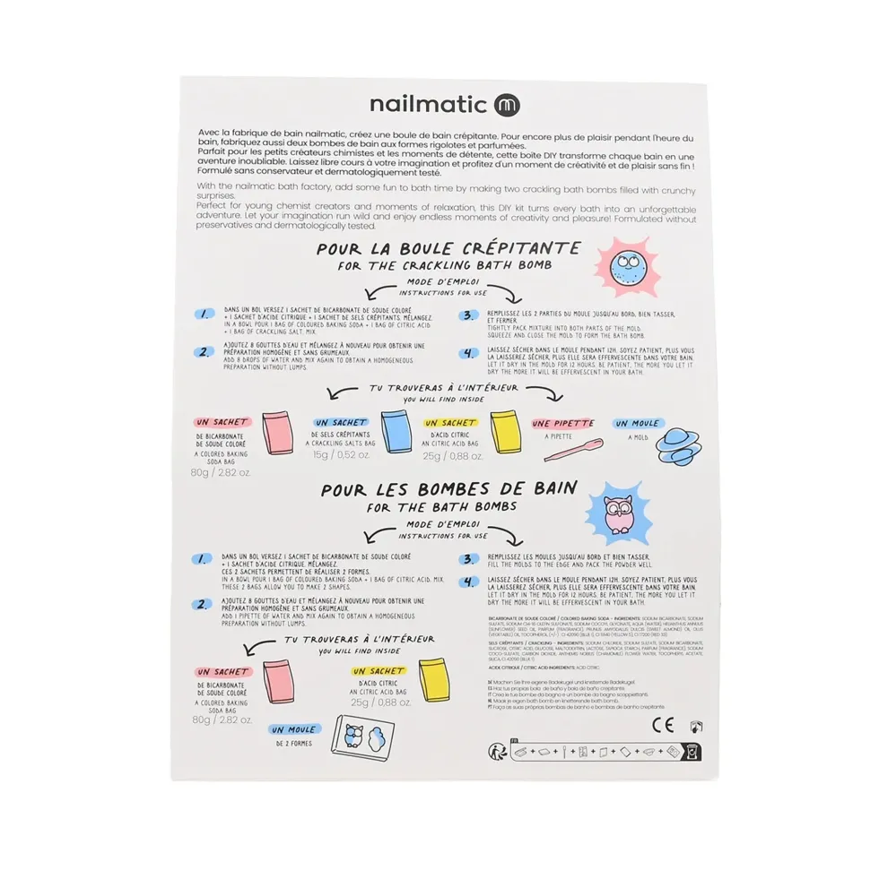 Bath Bomb Maker Kit for Kids - Owl & Cloud