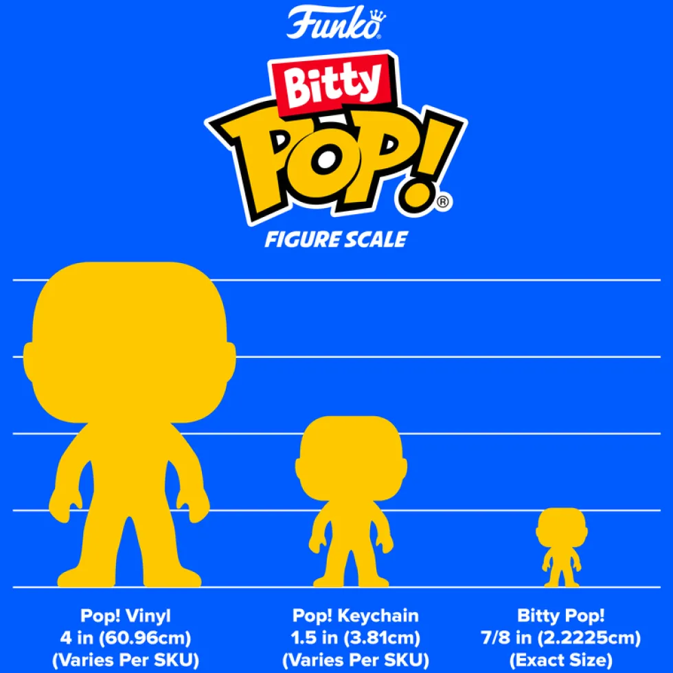 Bitty Pop! One Piece 4-Pack Series 2