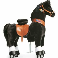 Black Model U Ride-On Horse - 7+ Years