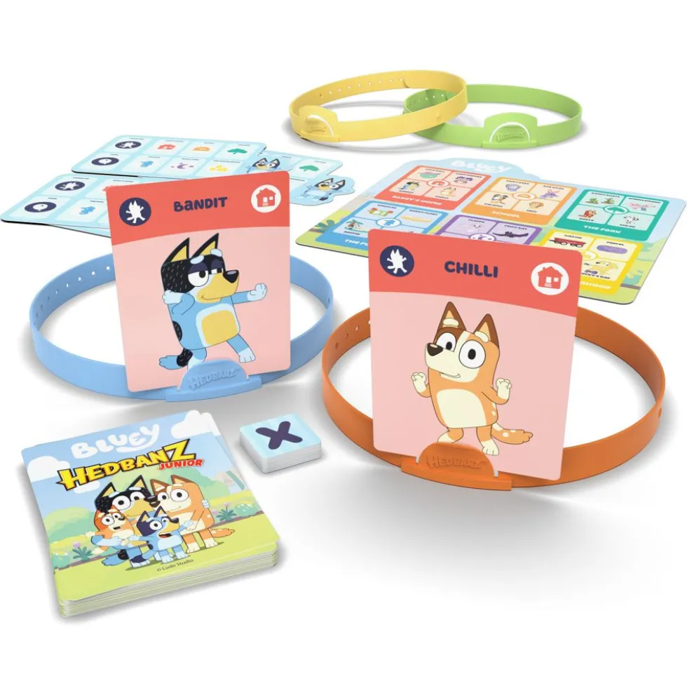 Bluey Hedbanz Jr. Picture Guessing Card Game