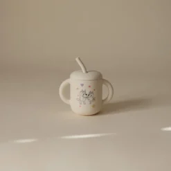 Bluey x Mushie Silicone Training Cup & Straw