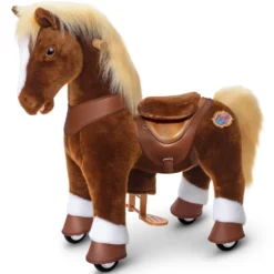 Brown Horse Model Y Ride on Toy - 3-4 Years