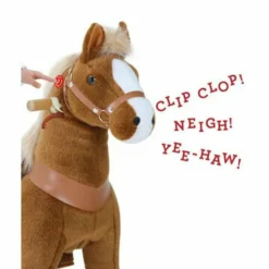 Brown Model U Ride-On Horse - 3-4 Years