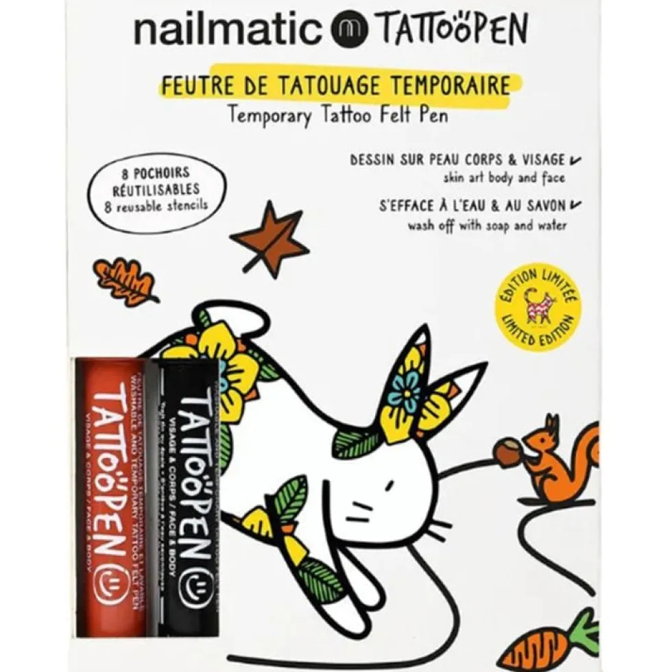 Bunny Tattoo Pen Set for Kids