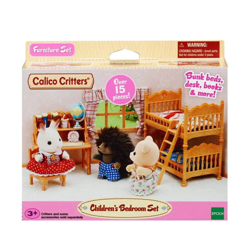 Calico Critters Children's Bedroom Set, Dollhouse Furniture and Accessories