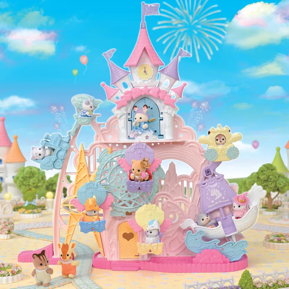 Calico Critters Home New Baby Dream Amusement Park Playset