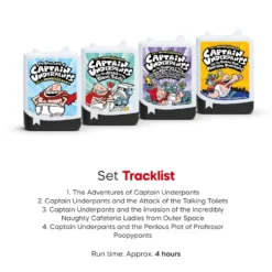 Captain Underpants Audiobook Tonies - 4 Pack