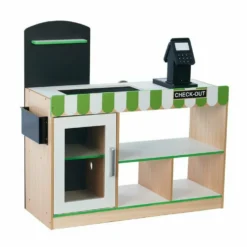 Cashier Austin Play Market Stand - Green / Wood