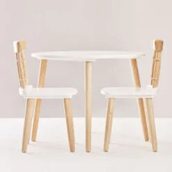 Children's Wooden Table and Chairs