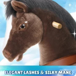 Chocolate Brown Horse Model Y Ride on Toy - 3-4 Years