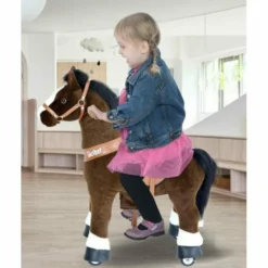 Chocolate Brown Model U Ride-On Horse - 3-4 Years