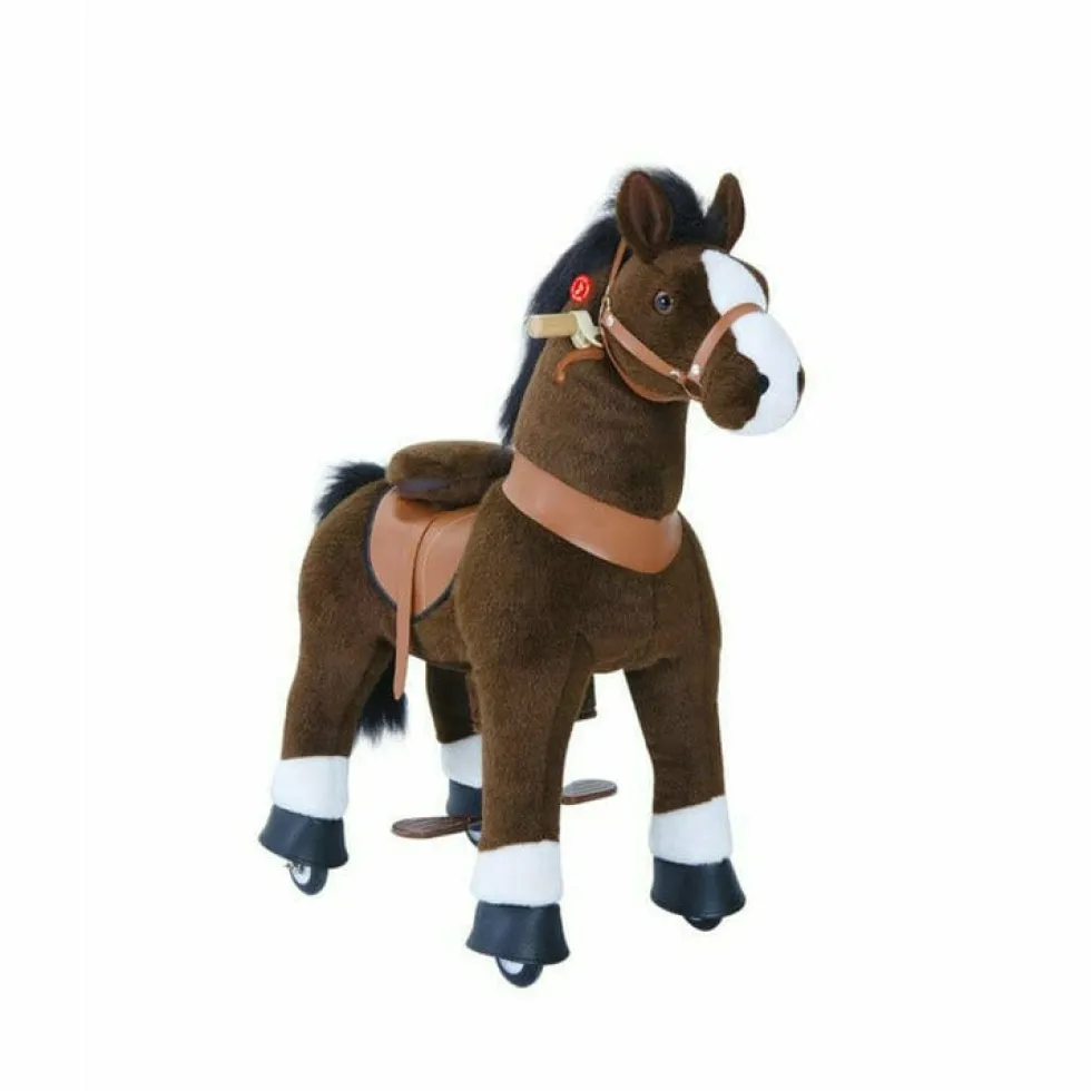 Chocolate Brown Model U Ride-On Horse - 3-4 Years