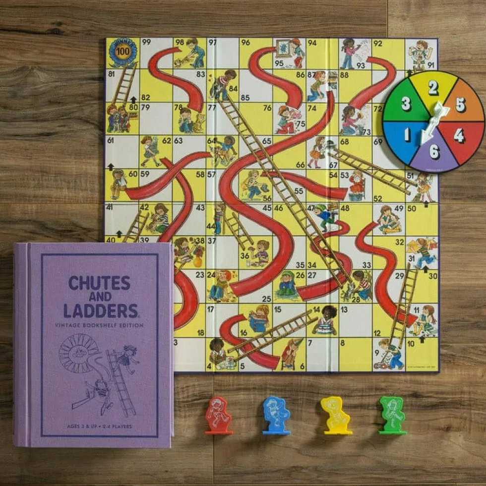 Chutes & Ladders Vintage Bookshelf Edition