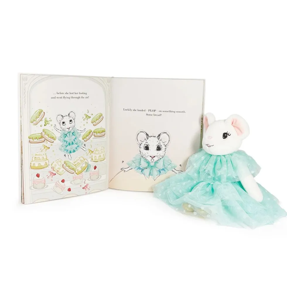 Claris The Mouse: Dazzling Diamond Egg & Turquoise Plush Book Bundle