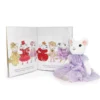 Claris The Mouse: The Secret Crown & Oh La La Lilac Plush Book Bundle