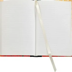 Composition Notebook in Neon Orange/Gold Leather