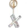 Confetti Initial Bag Charm - X