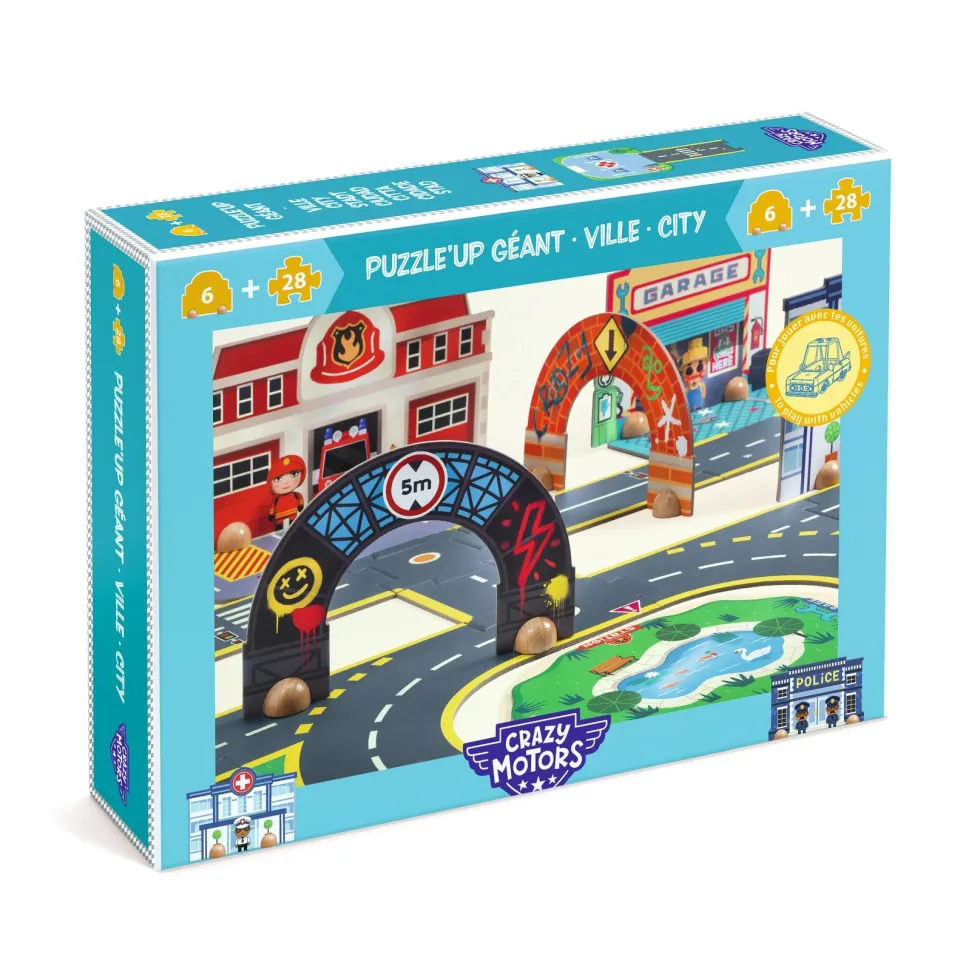 Crazy Motors Puzzle'Up Ville