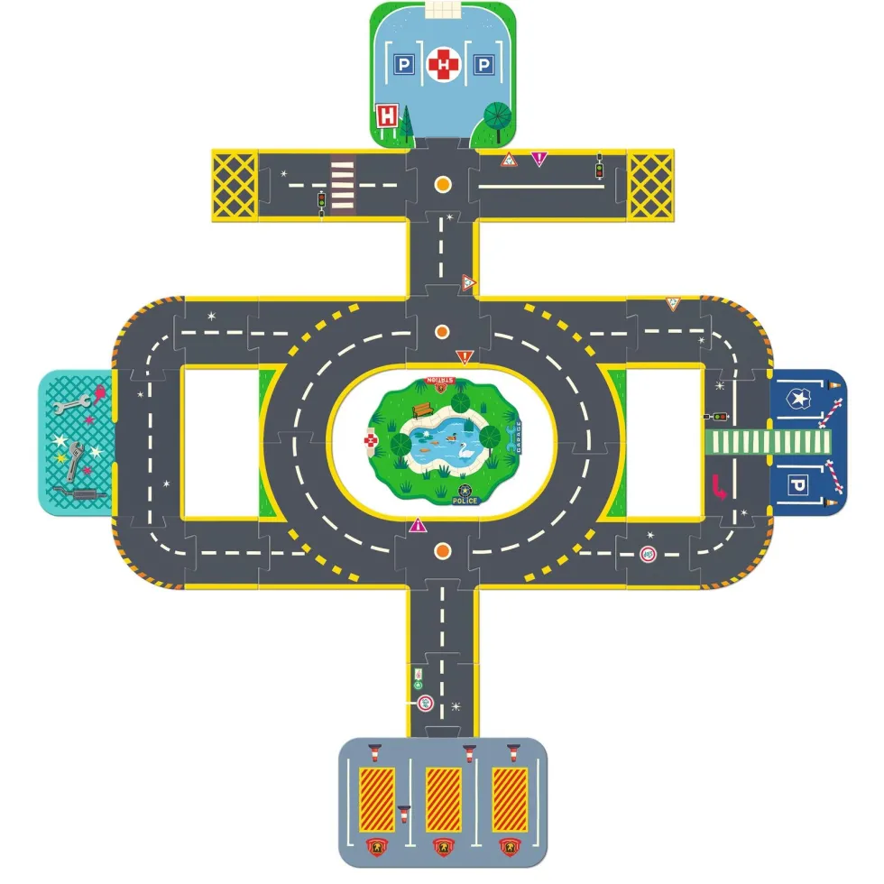 Crazy Motors Puzzle'Up Ville