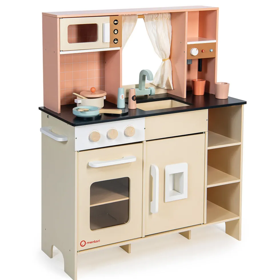 Cream Play Kitchen