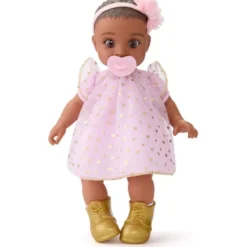 Cuddle Baby Doll 14-Inches - Dark Brown Hair