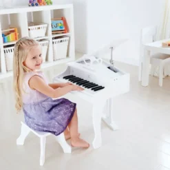 Deluxe Grand Piano - White