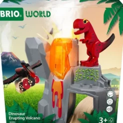 Dinosaur Erupting Volcano