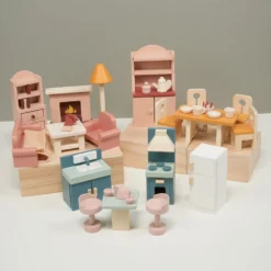 Dollhouse Downstairs Furniture Bundle