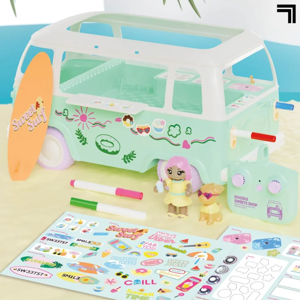 Doodle Sweets Shop Customizable RC Van