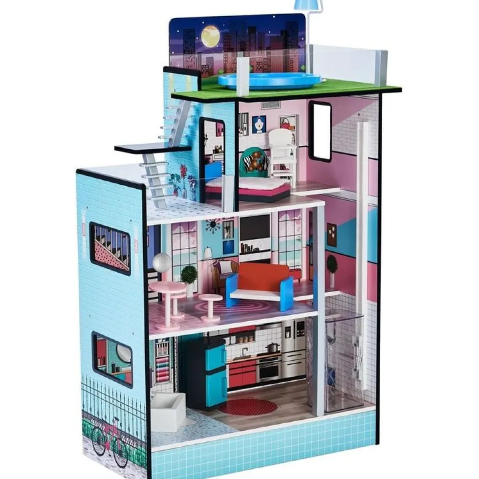 Dreamland Barcelona Dollhouse - Turquoise/Black