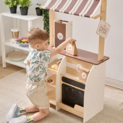 Espresso Treats Wooden Coffee Stand with 29 Accessories