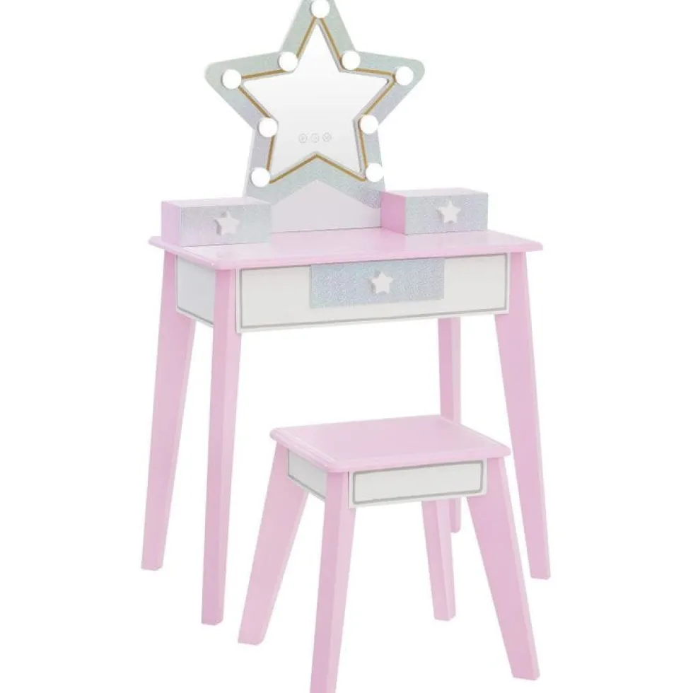 Fantasy Fields Little Princess Star Vanity with LED Mirror