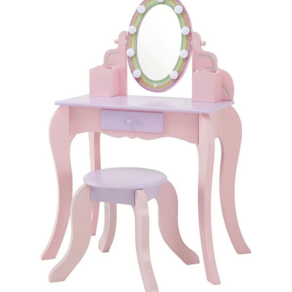 Fantasy Fields Little Princess Rapunzel Vanity with LED Mirror
