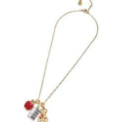 FAO Schwarz Red Pouch with Jewelry Set