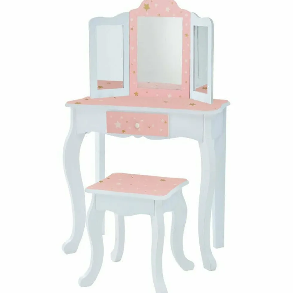 Fashion Twinkle Star Gisele Vanity Set - Pink/White
