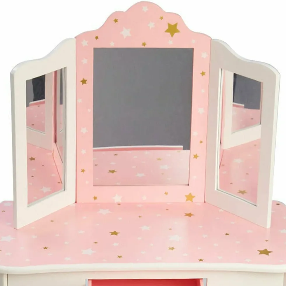 Fashion Twinkle Star Gisele Vanity Set - Pink/White