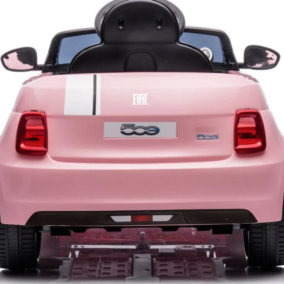 Fiat 500 12V Ride On Car - Pink