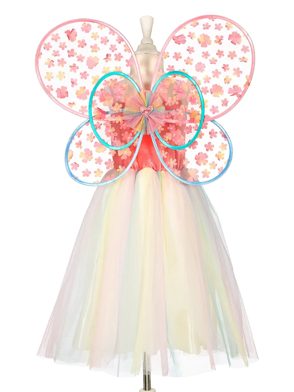 Flora Dress & Wings Set (Green) - 5-7 Years