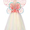 Flora Dress & Wings Set (Green) - 3-4 Years