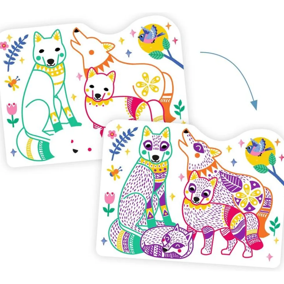 Forest Families Coloring Set