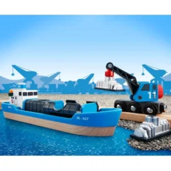 Freight Ship and Crane