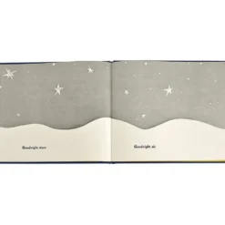 Goodnight Moon Book in Blue Bonded Leather