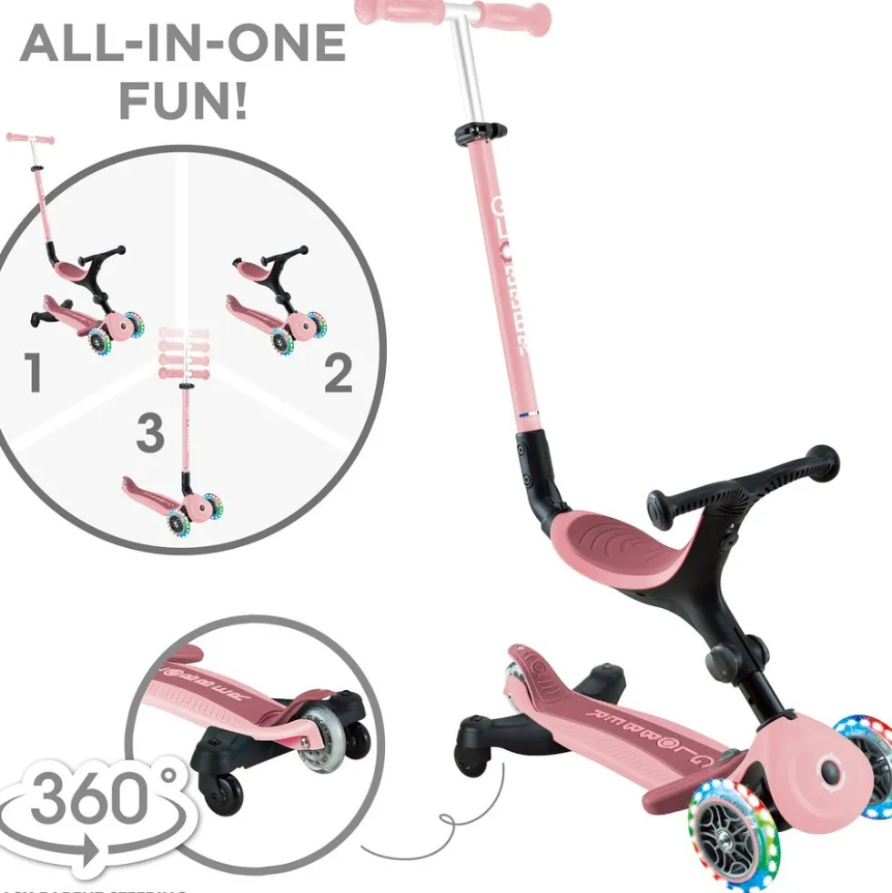 Go Up Active 360 Scooter - Pastel Pink