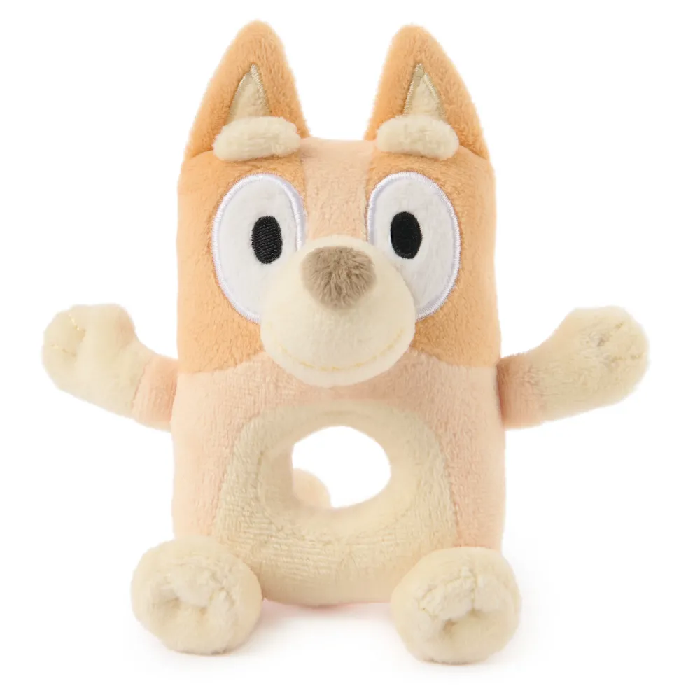 GUND Bingo Plush Ring Rattle - 6”