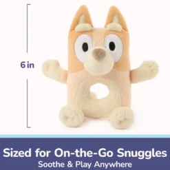GUND Bingo Plush Ring Rattle - 6”
